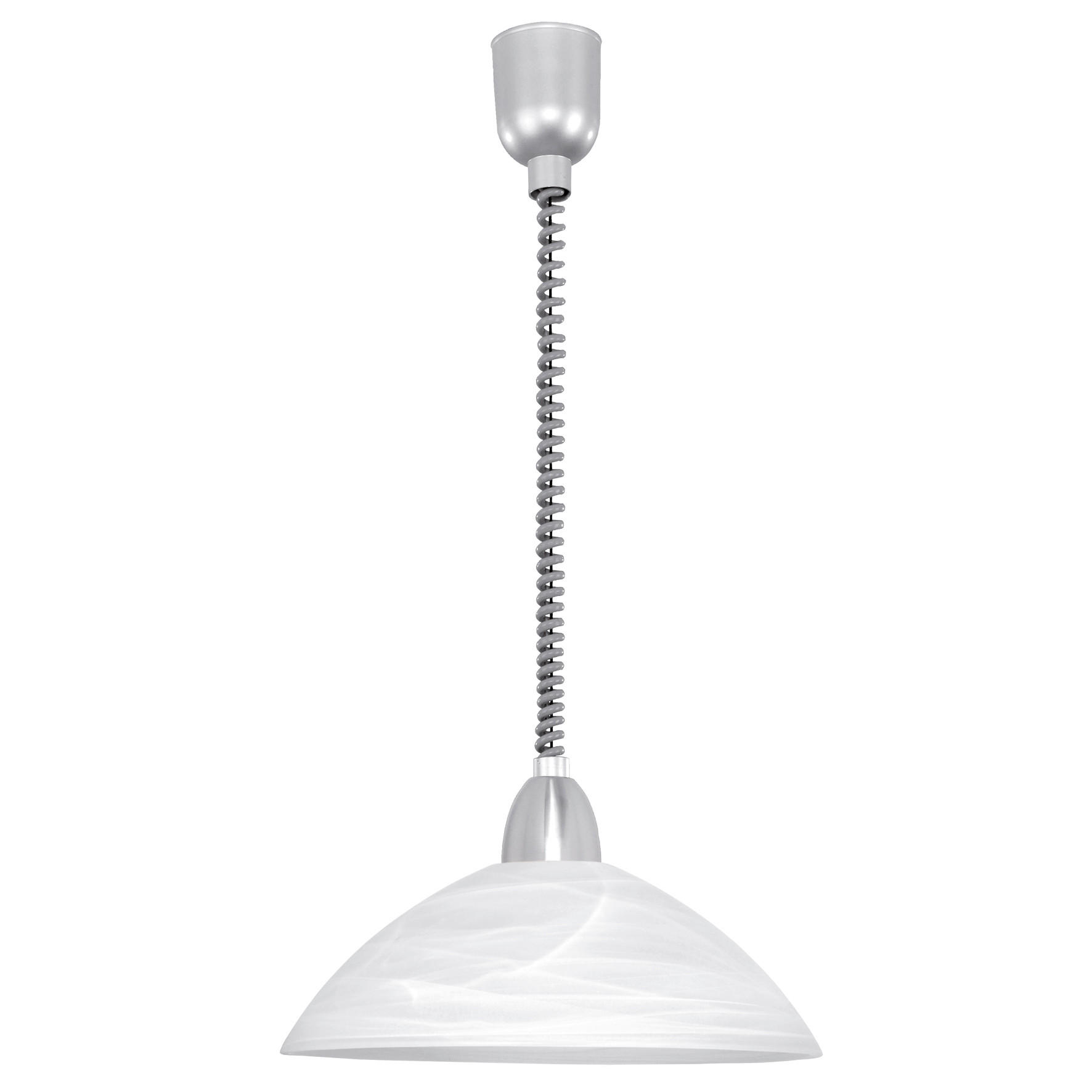 ZÁVĚSNÉ SVÍTIDLO, 36/110 cm  - barvy stříbra/barvy niklu, Konvenční, kov/plast (36/110cm) - Eglo