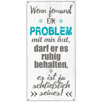 DEKOPANEEL Text  - Multicolor, KONVENTIONELL (20/40/0,3cm) - Euroart