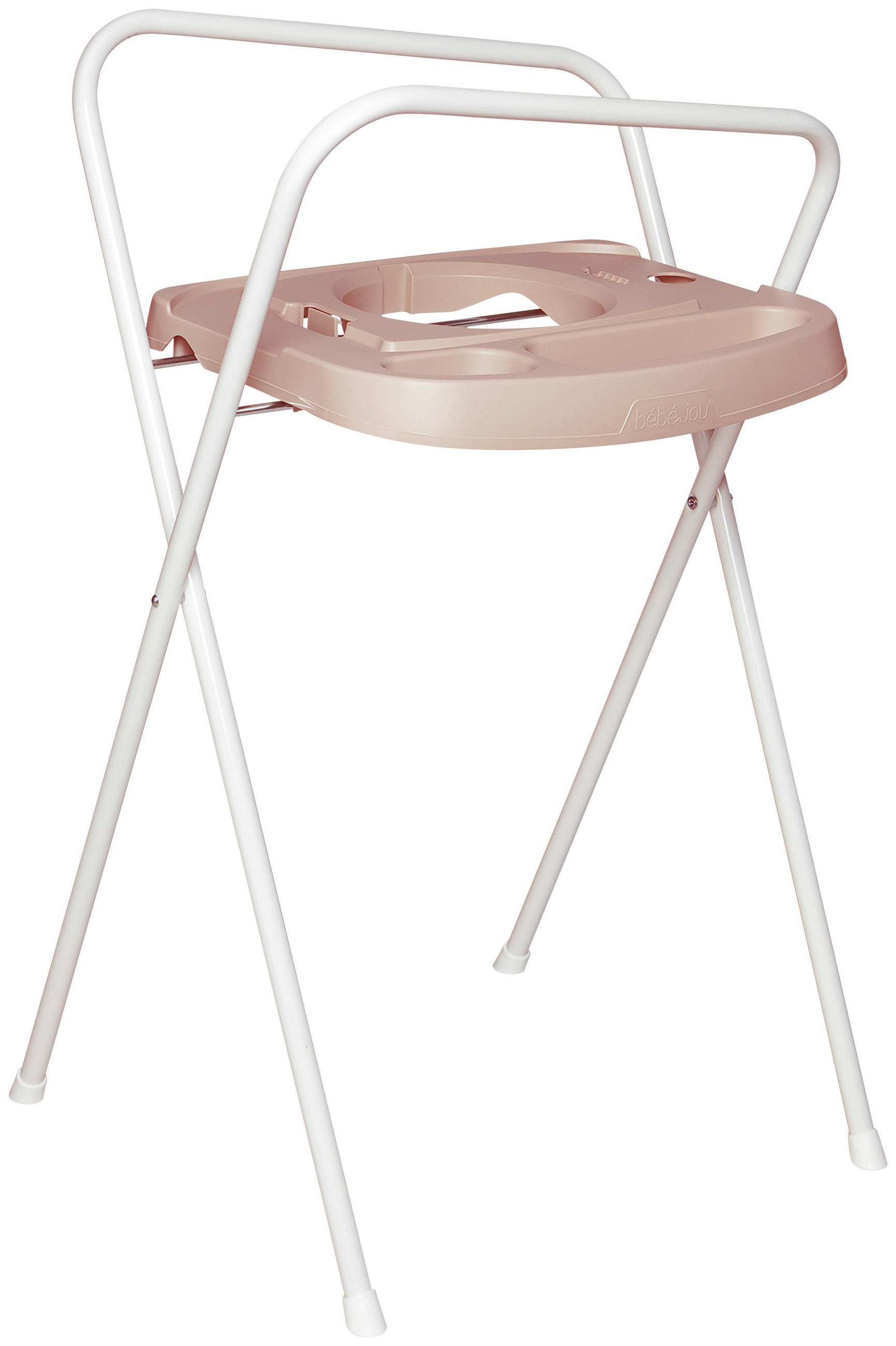BADEWANNENSTÄNDER PALE PINK  - Altrosa, Basics, Metall (61.2/8.5/110cmcm) - Bebe Jou