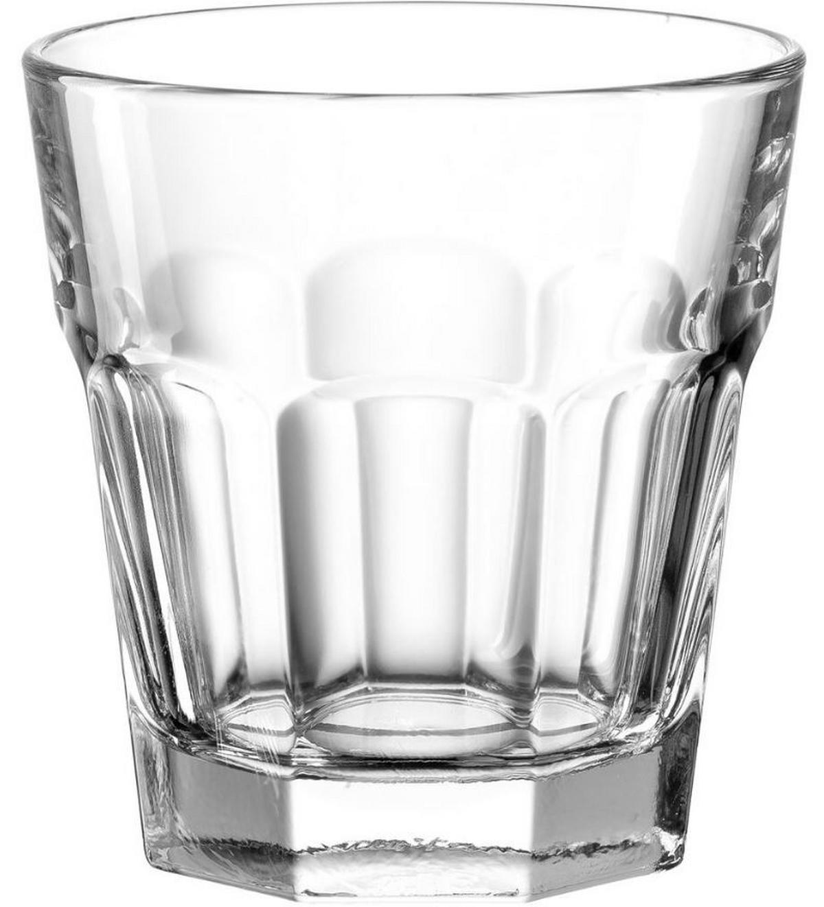 TRINKGLAS ROCK 265 ml  - Klar, Basics, Glas (8,5/9/8,5cm) - Leonardo