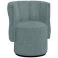 COCKTAILSESSEL - Blau/Schwarz, Design, Holz/Textil (73/82/62cm) - Emilio Belluti