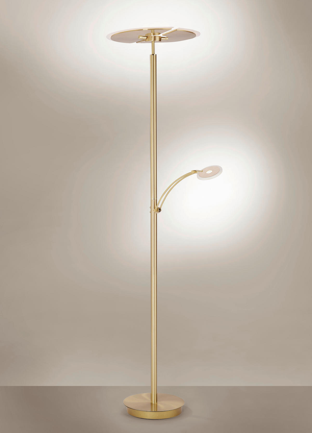 LED-DECKENFLUTER 62/444/200,3 cm    - Messingfarben, Basics, Metall (62/444/200,3cm) - Paul Neuhaus