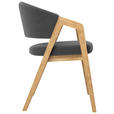 ARMLEHNSTUHL  in Mikrofaser  - Hellgrau, KONVENTIONELL, Holz/Textil (59/81/60cm) - Carryhome