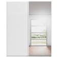 SCHWEBETÜRENSCHRANK 181/223/68 cm 2-türig Weiß  - Weiß, KONVENTIONELL, Glas/Holzwerkstoff (181/223/68cm) - Novel