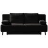 SCHLAFSOFA in Cord Anthrazit, Grau  - Anthrazit/Schwarz, Modern, Textil/Metall (193/85/88cm) - Novel
