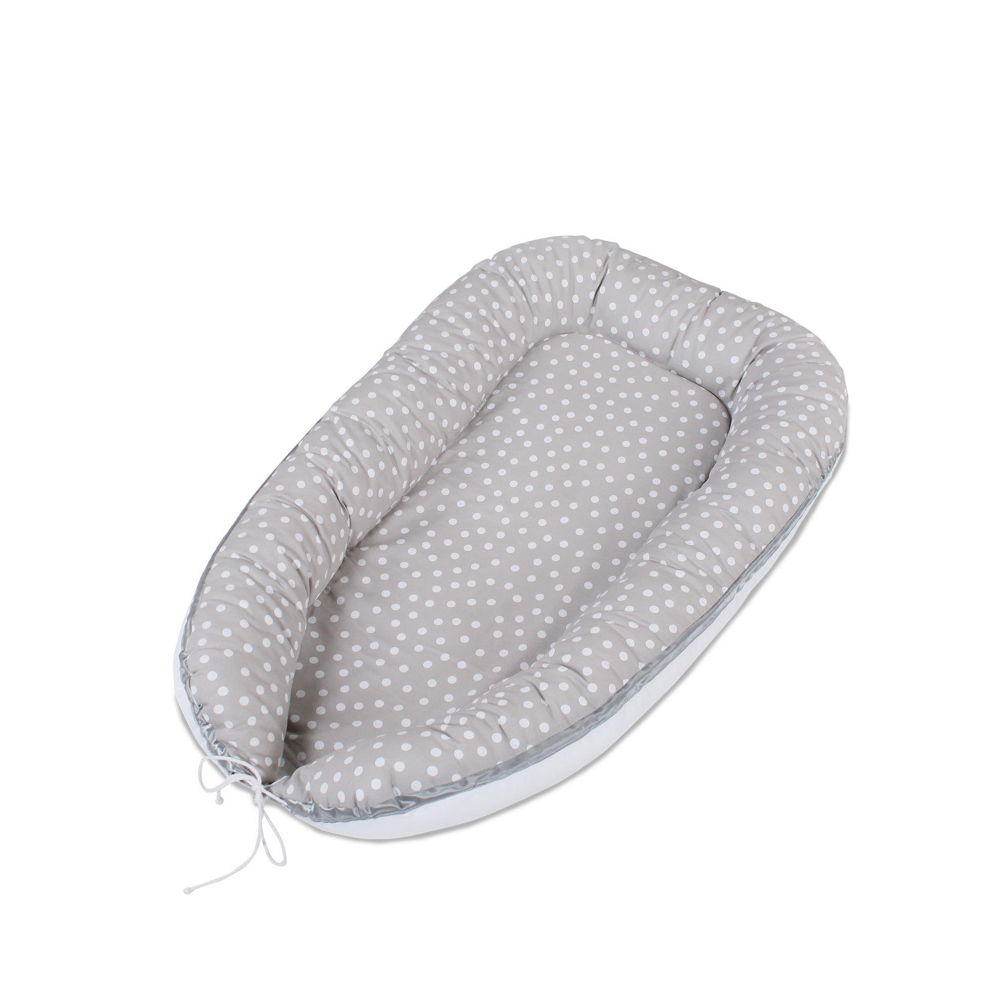 Kuschelnest Babybay    - Hellgrau/Weiß, Basics, Textil (90/50/13cm) - Babybay