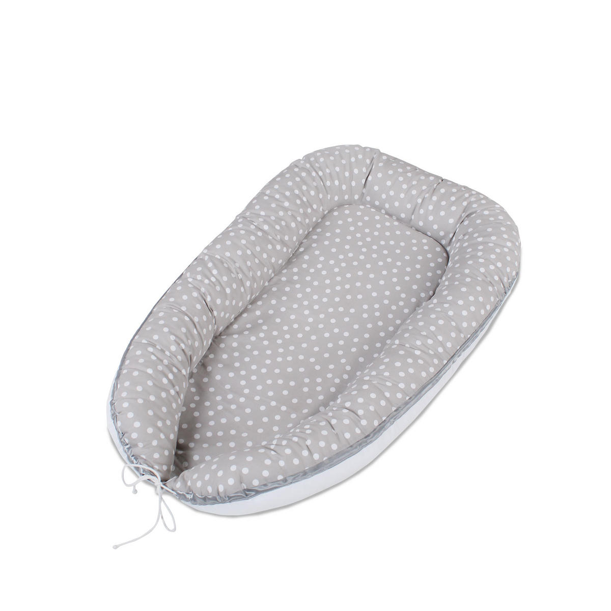 Kuschelnest Babybay    - Hellgrau/Weiß, Basics, Textil (90/50/13cm) - Babybay