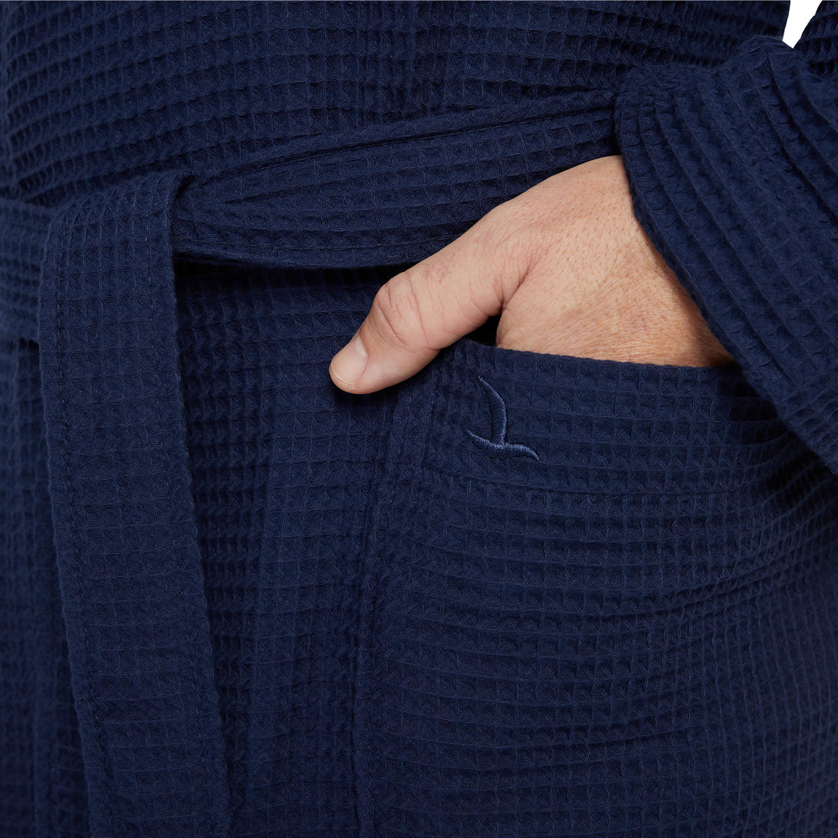 BADEMANTEL 3XL Unisex  - Blau, Basics, Textil (3XLnull) - Moeve