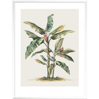 KUNSTDRUCK Spiegelbilder, Blumen 30/40 cm  - Grün, Basics, Papier (30/40cm) - Monee