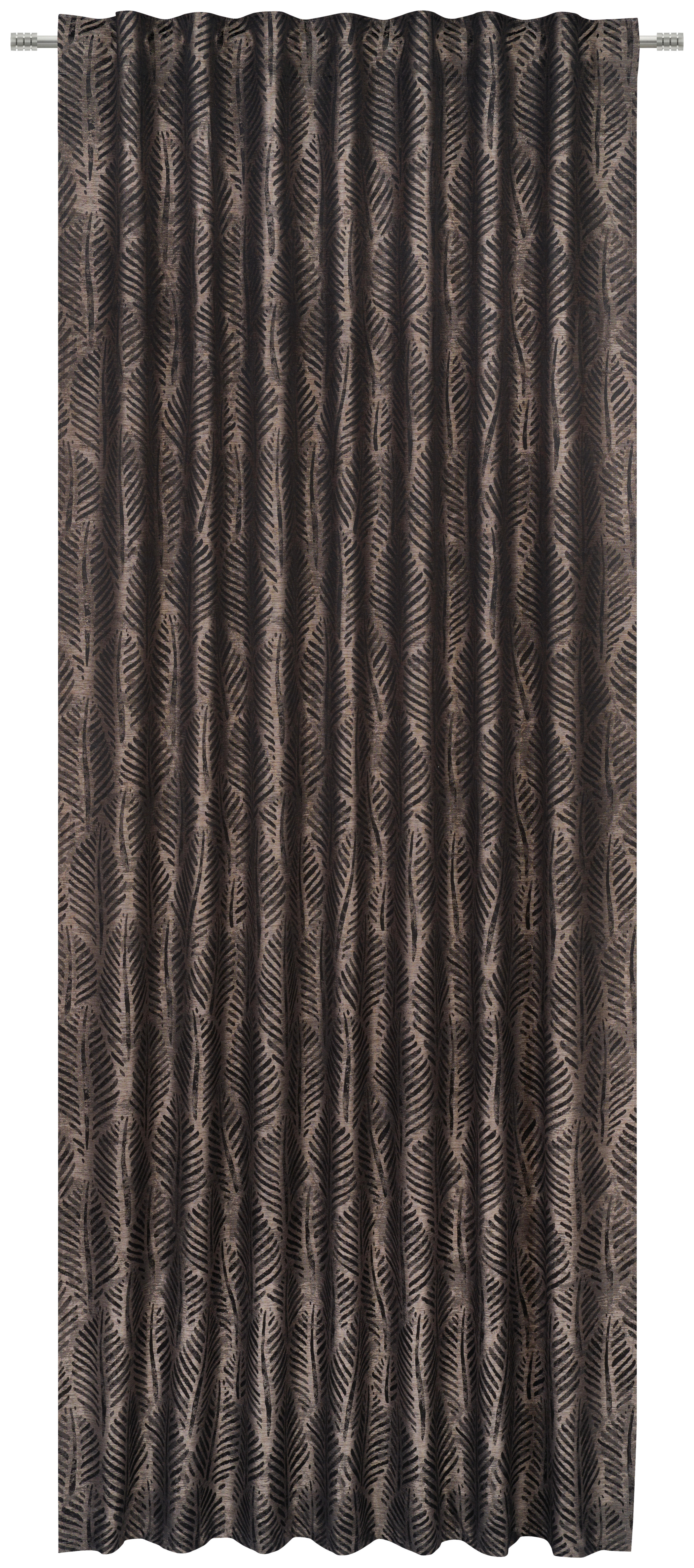 FERTIGVORHANG blickdicht 140/245 cm   - Braun, Trend, Textil (140/245cm) - Esposa