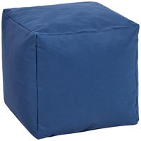 HOCKER Webstoff Blau  - Blau, Design, Textil (40/40/40cm) - Boxxx