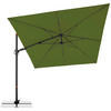 BOČNÍ SLUNEČNÍK 280/280 cm - zelená/antracitová, Basics, kov/textil (280/280cm) - Doppler