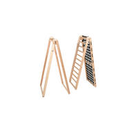 KLETTERGERÜST - Birkefarben/Schwarz, Basics, Holz (105/110/100cm)