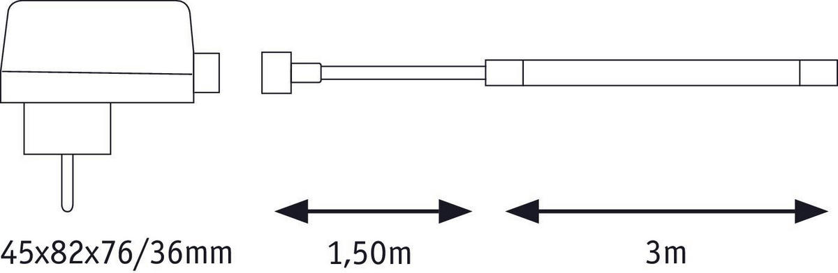 LED-STRIP 300 cm  SimpLED Outdoor  - Weiß, Basics, Kunststoff (300cm) - Paulmann