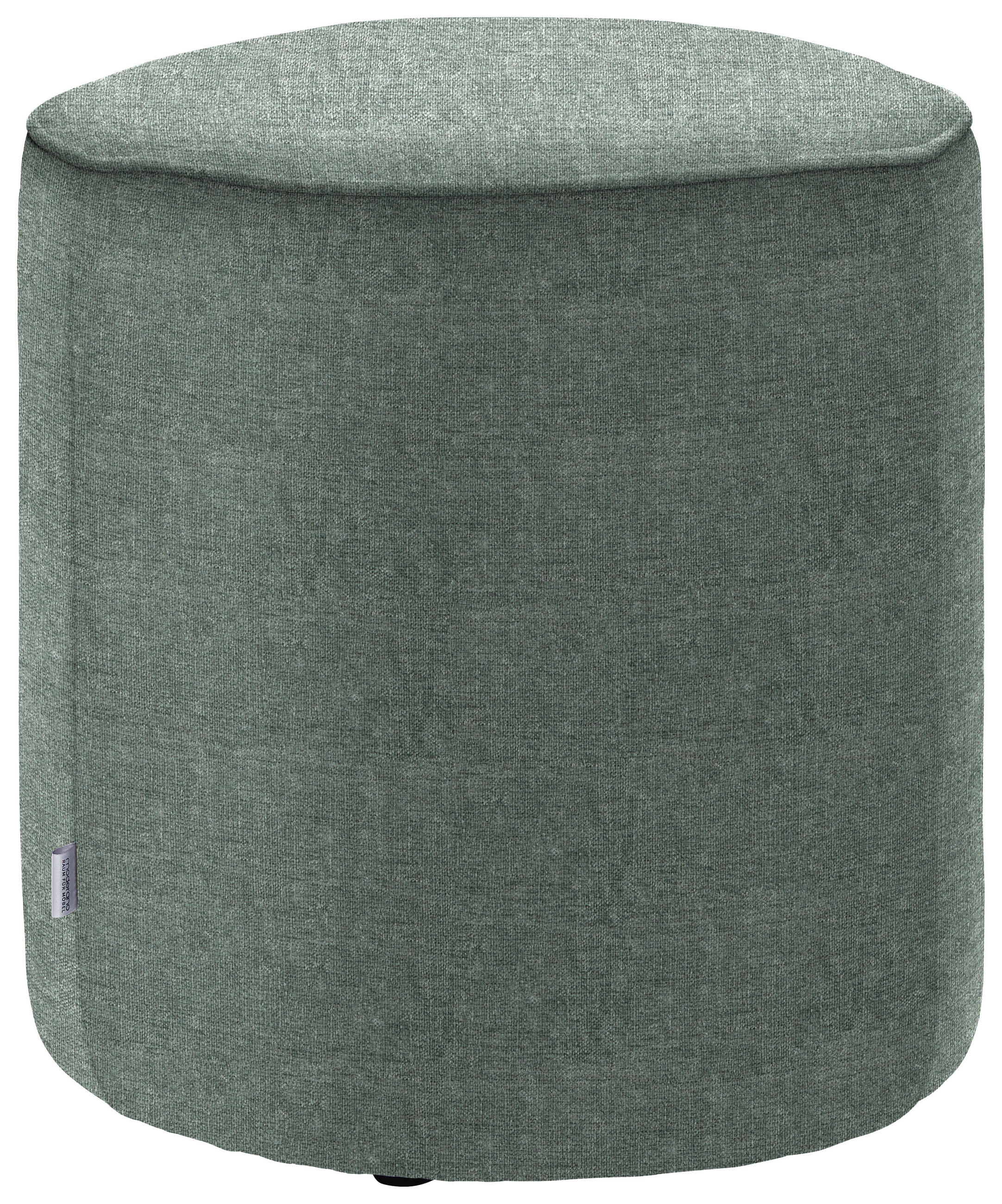 HOCKER in Textil Titanfarben  - Titanfarben, Design, Textil (44/46/44cm) - Belluti