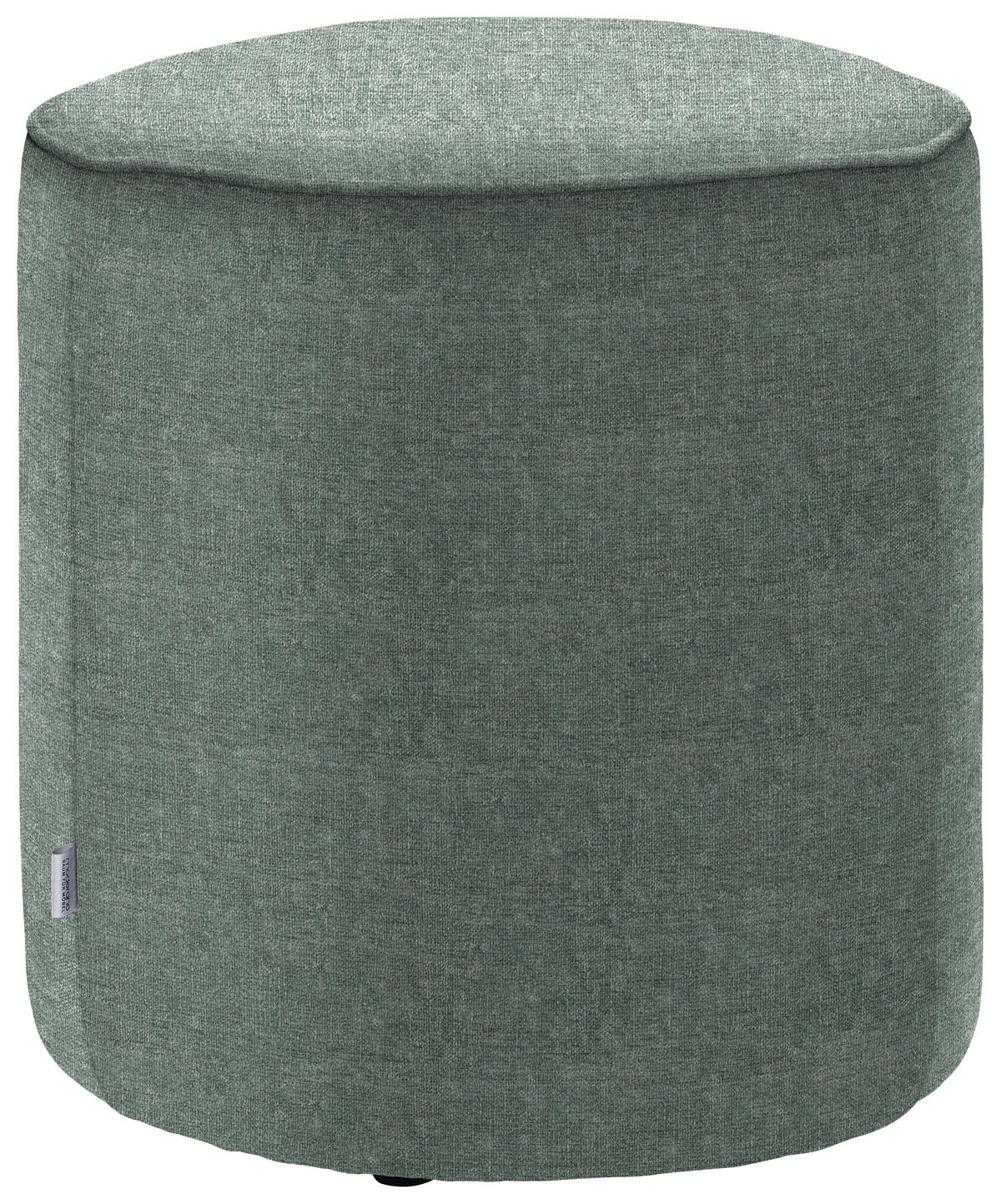 HOCKER in Textil Titanfarben  - Titanfarben, Design, Textil (44/46/44cm) - Belluti