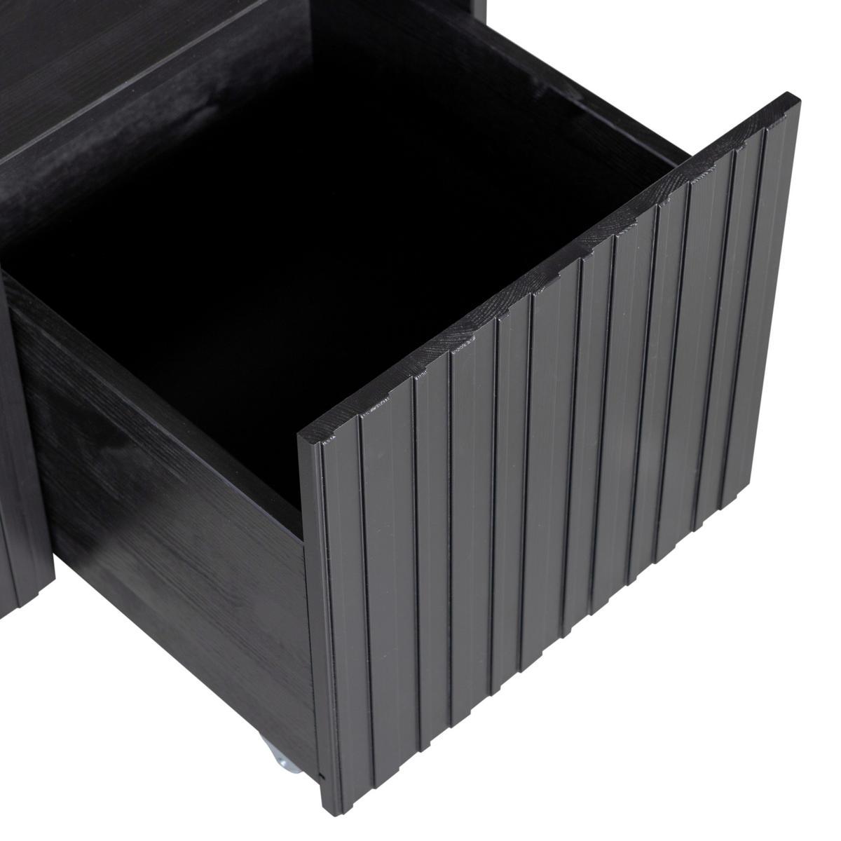 SITZBANK 88/40/50 cm Schwarz Kiefer massiv  - Schwarz, Design, Holz (88/40/50cm) - Livetastic