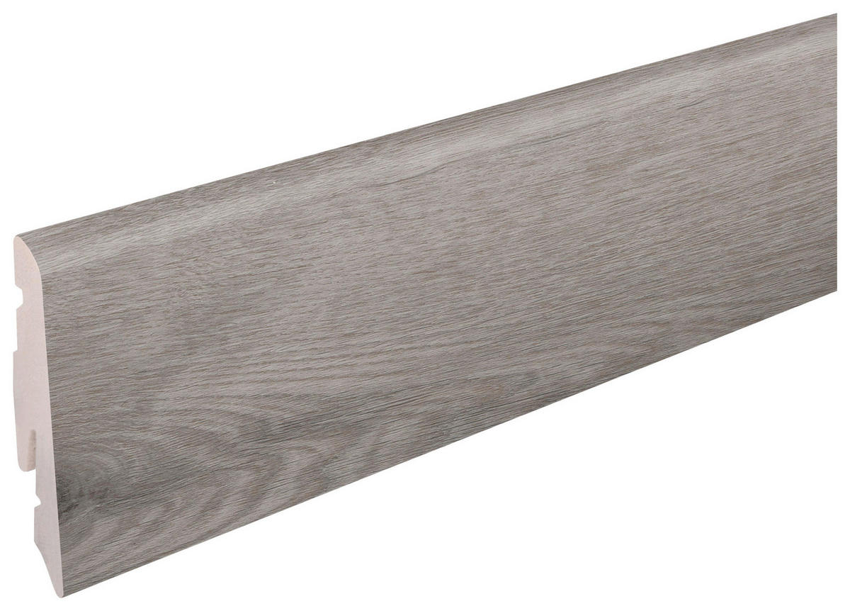 PODSTAVCOVÁ LIŠTA  (za kus)  šedá - šedá, Basics, plast (240/5.8/1.2cm)