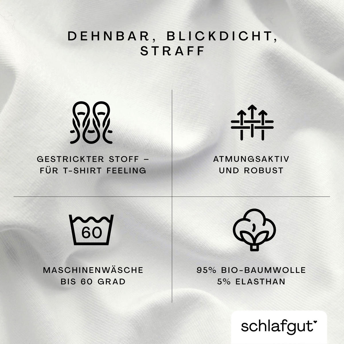 BOXSPRING-SPANNLEINTUCH 90-100/190-220 cm Jersey  - Perlmutt, Basics, Textil (90-100/190-220cm) - Schlafgut