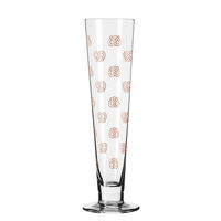 BIERGLAS 385 ml  - Transparent/Kupferfarben, Basics, Glas (7,5/24,9cm) - Ritzenhoff