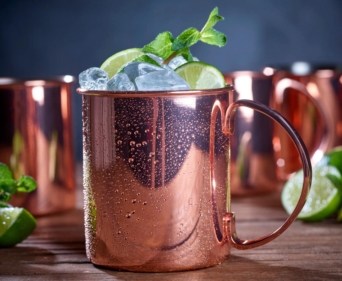 MOSCOW MULE BÖGRE  - rézszínű, Basics, fém (16,2/11,4/11,3cm) - Echtwerk