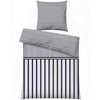 BETTWÄSCHE 135/200 cm  - Dunkelblau, Basics, Textil (135/200cm)