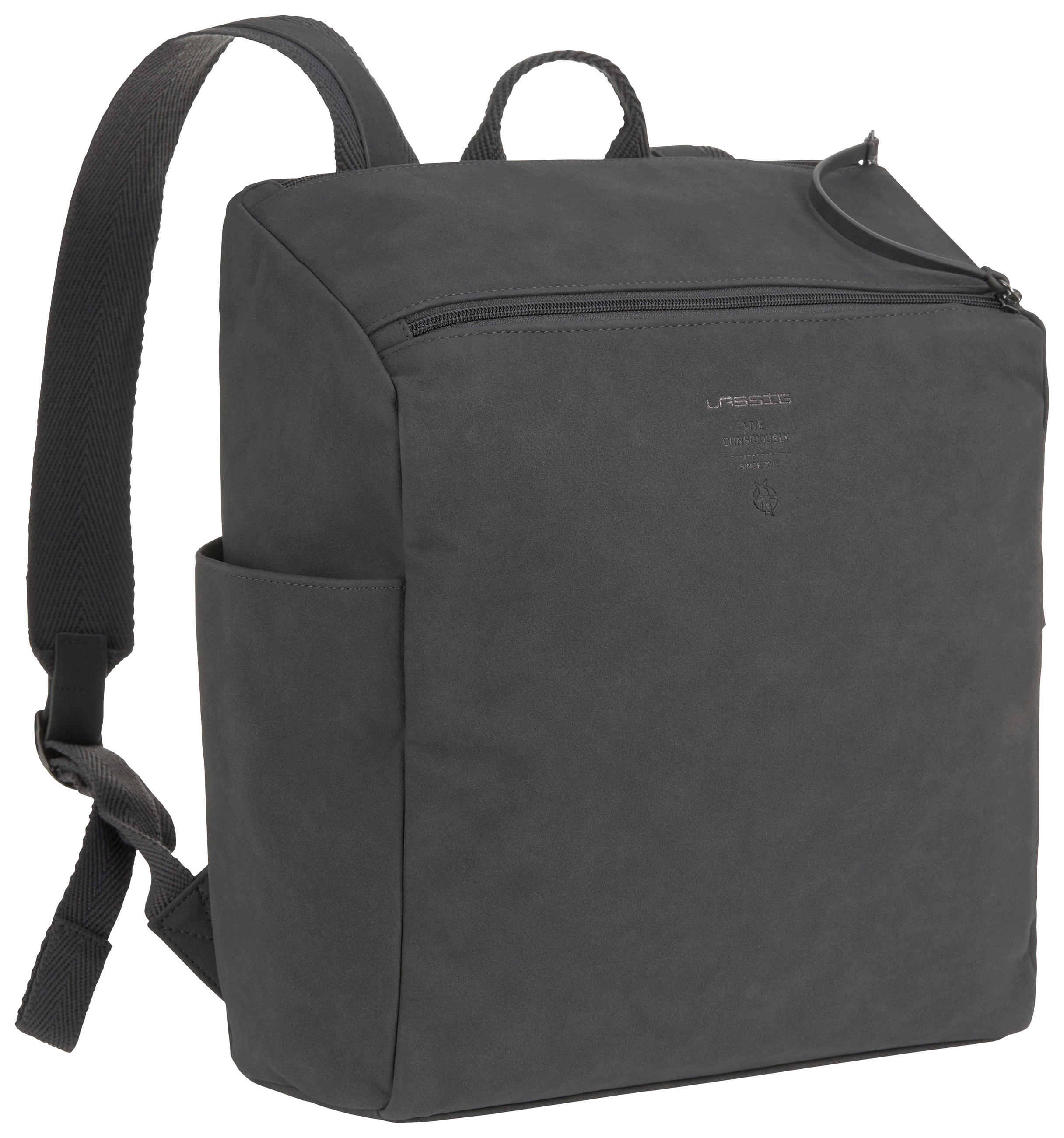 WICKELRUCKSACK Tender  - Anthrazit/Weiß, Trend, Textil (31/14/35cm) - Lässig