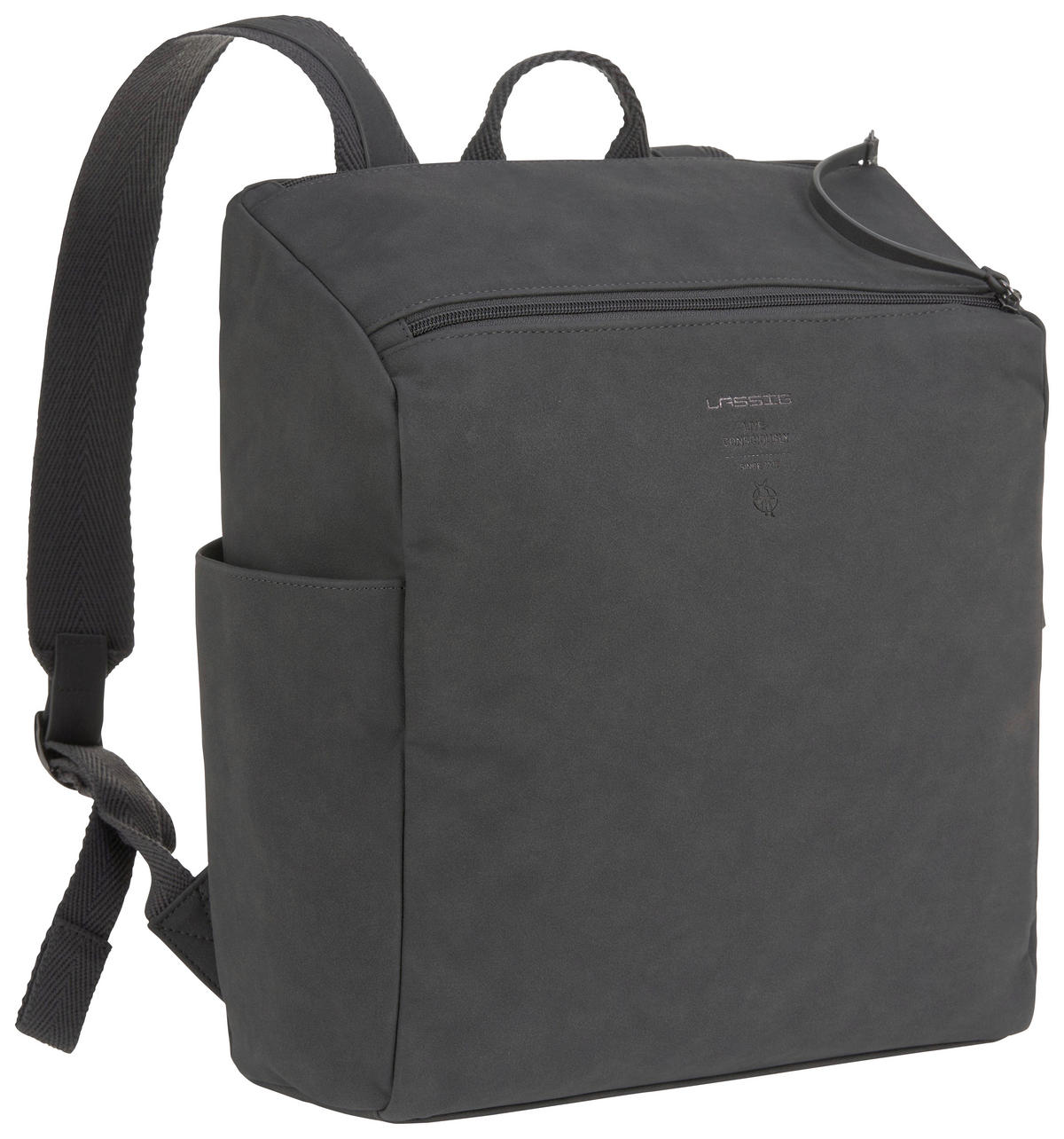 WICKELRUCKSACK Tender  - Anthrazit/Weiß, Trend, Textil (31/14/35cm) - Lässig