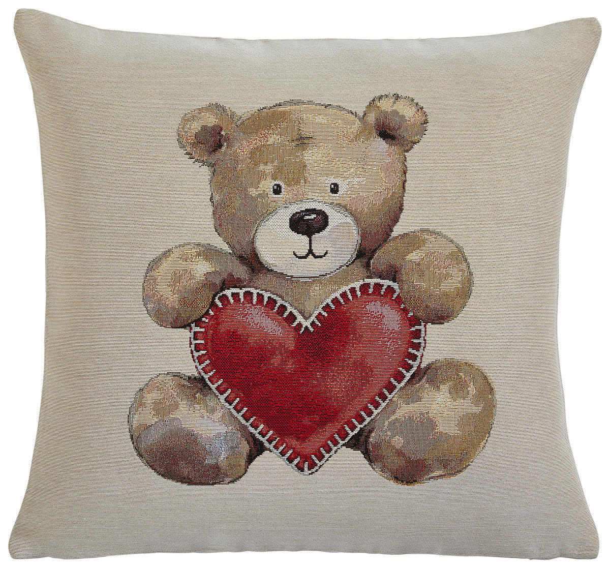 KISSENHÜLLE 45/45 cm  - Hellbraun/Perlmutt, Basics, Textil (45/45cm) - X-Mas