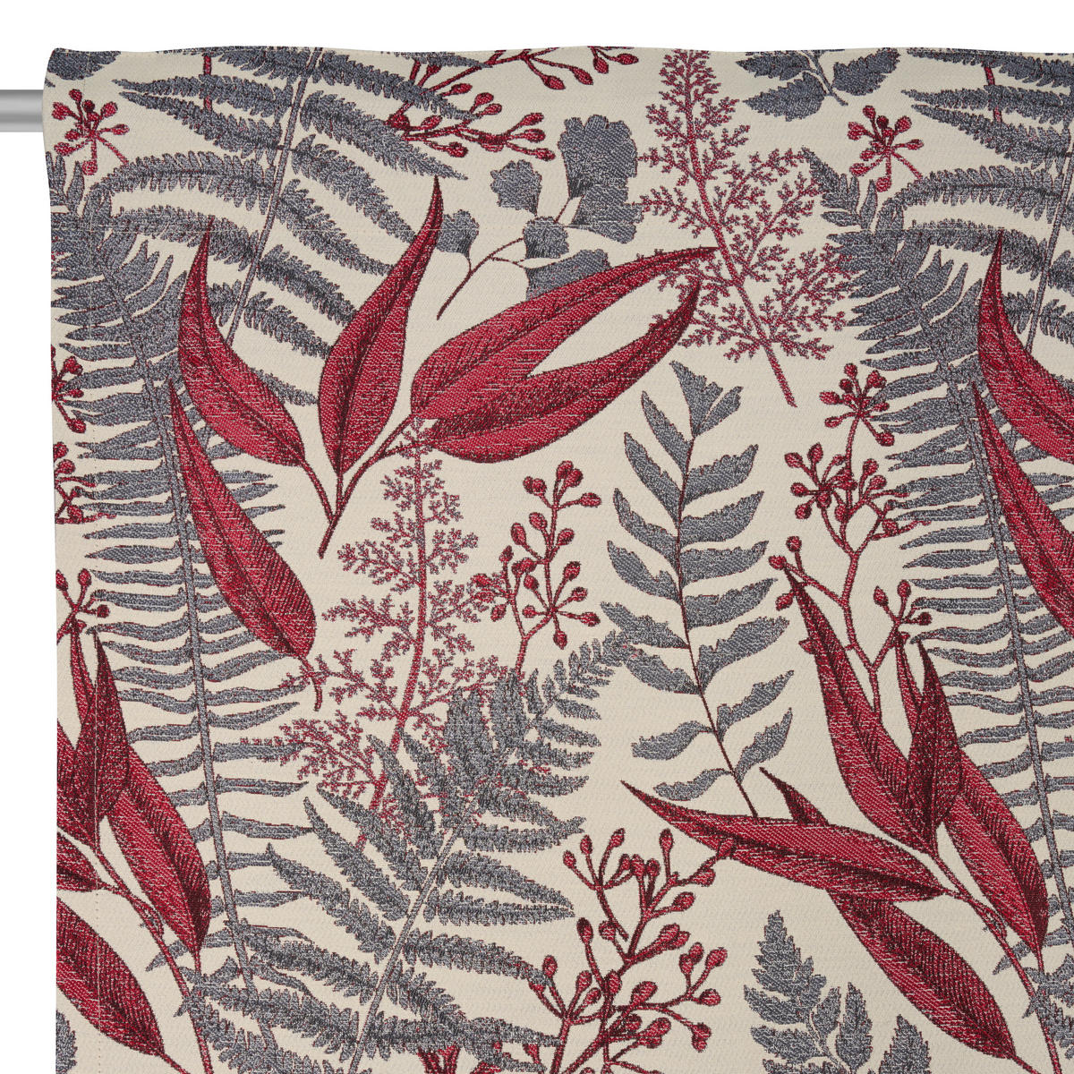 FERTIGVORHANG blickdicht  - Bordeaux, Trend, Textil (135/245cm) - Esposa