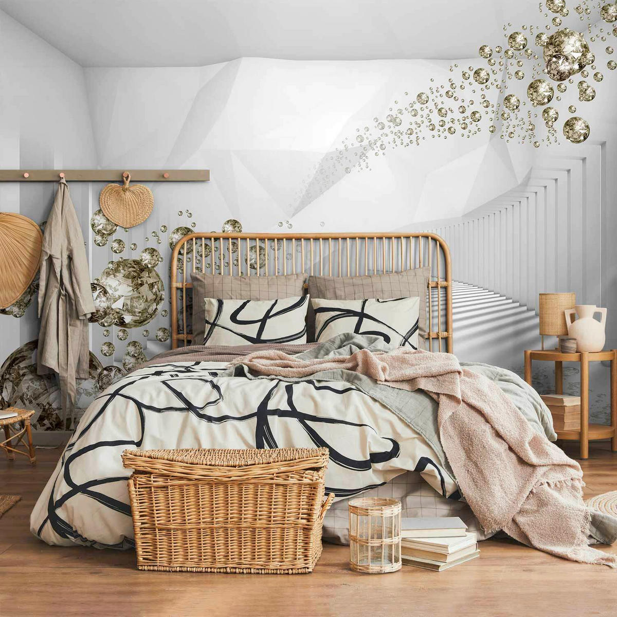 FOTOTAPETE - Weiß/Grau, LIFESTYLE, Textil (150/105cm) - artgeist