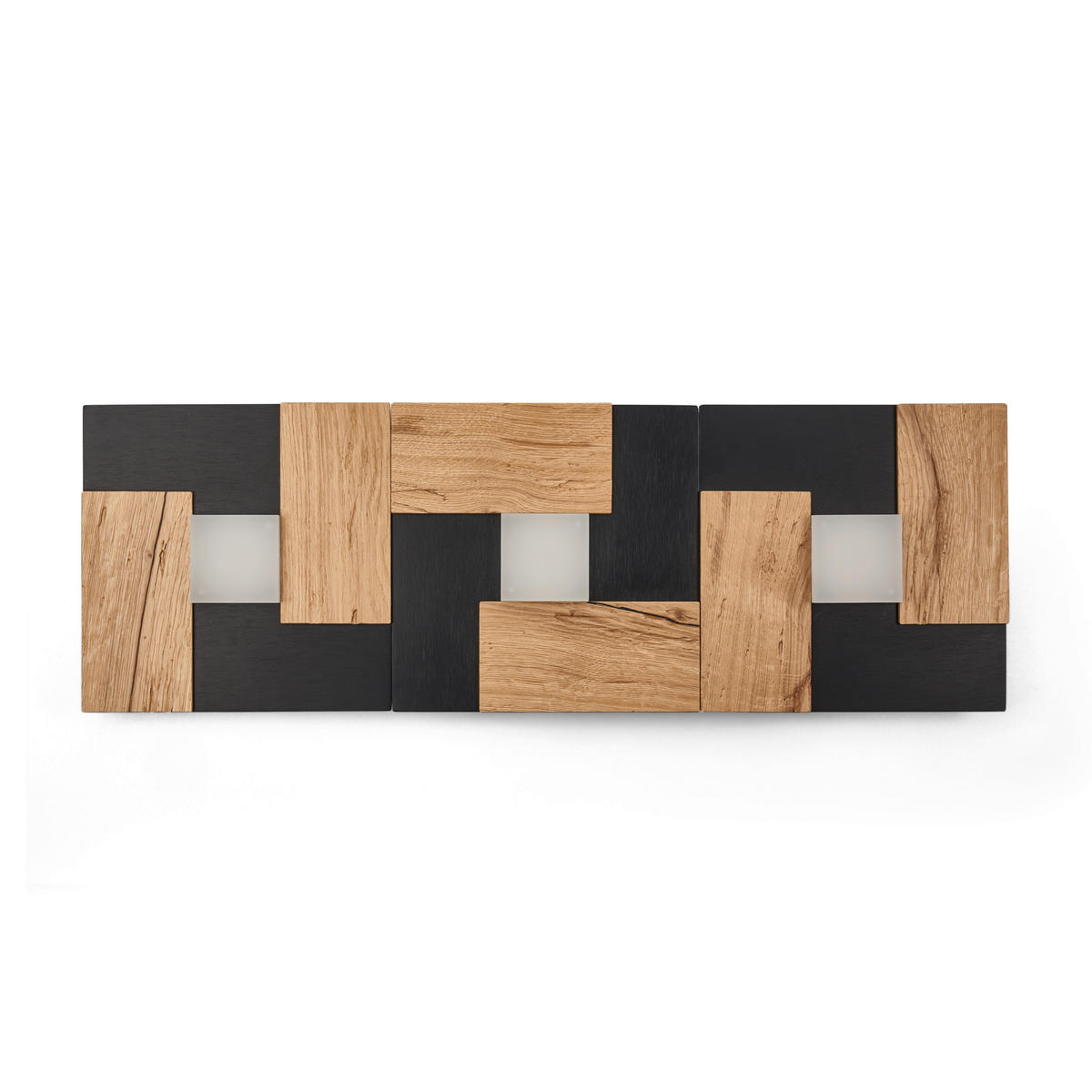 LED-DECKENLEUCHTE 662 77/26/5 cm   - Wildeiche, Natur, Metall (77/26/5cm) - Ambiente