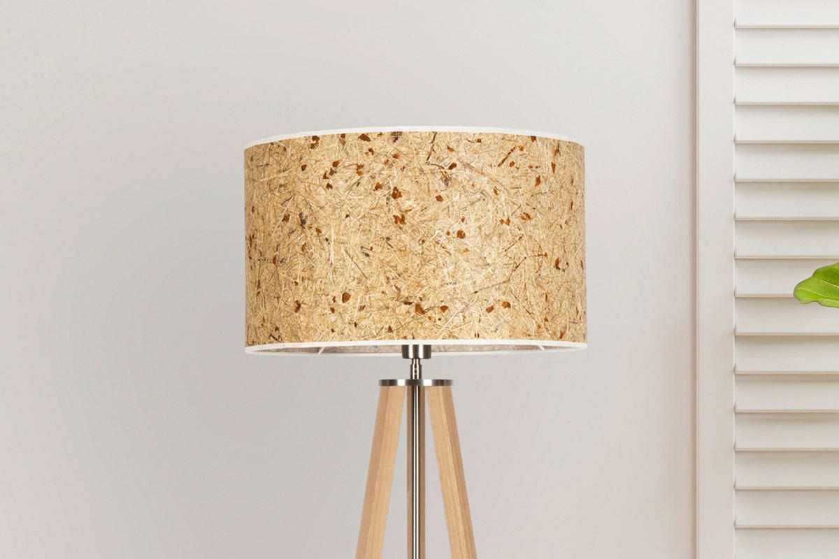 STEHLEUCHTE  50/150/50 cm   - Eiche Bianco/Eichefarben, Basics, Naturmaterialien/Holz (50/150/50cm)