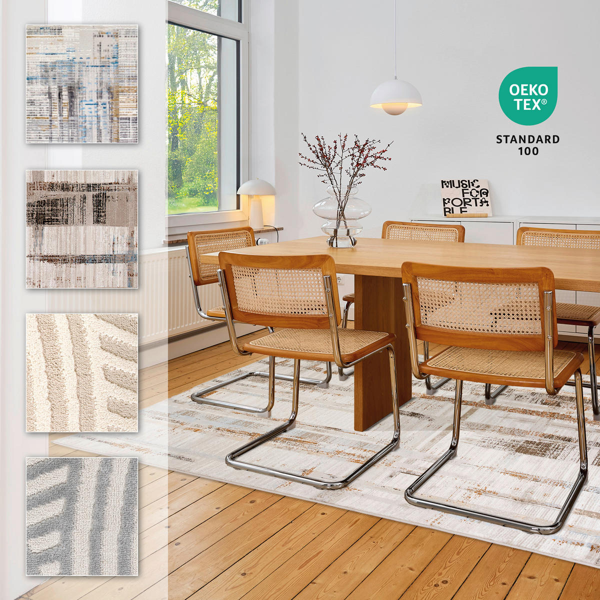 WEBTEPPICH 160/230 cm Jules Greige rechteckig  - Greige, Basics, Kunststoff/Textil (160/230cm) - Astra