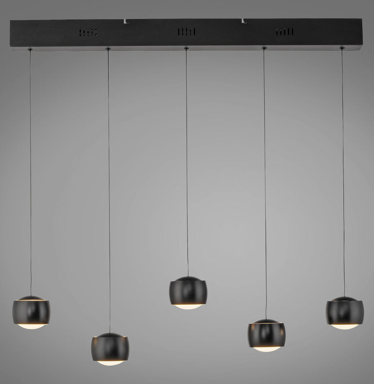 LED-HÄNGELEUCHTE 110/10/220 cm   - Schwarz, Design, Kunststoff/Metall (110/10/220cm)