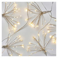 DEKORAČNÉ LED SVIETIDLO - priehľadné, Basics, kov (300cm)