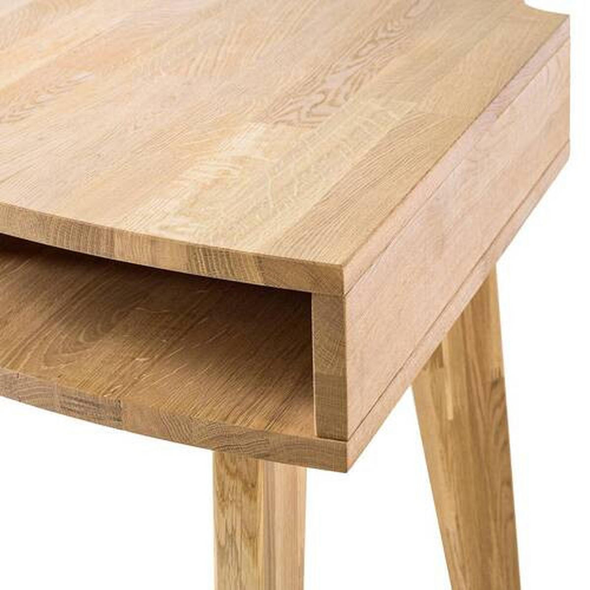 ECKSCHREIBTISCH 75/75/76 cm  in Wildeiche  - Wildeiche, Natur, Holz (75/75/76cm) - home24