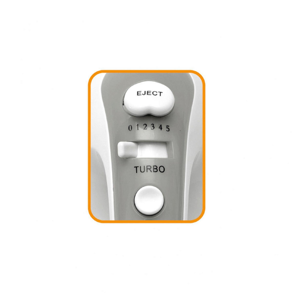 KÉZI MIXER - fehér, Basics, műanyag (19/13/15cm)