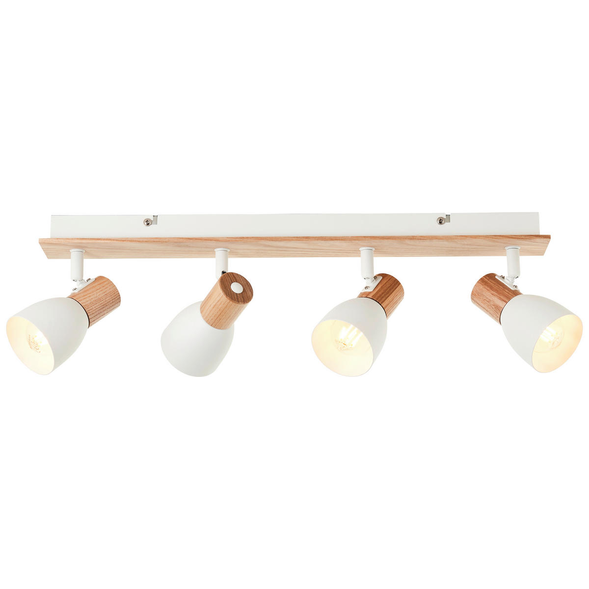STRAHLER - Weiss/Naturfarben, Basics, Holz/Metall (52/7cm) - Brilliant
