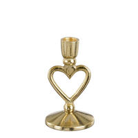 SVIJEĆNJAK  metal   - zlatne boje, Basics, metal (7.5/7.0/15cm)