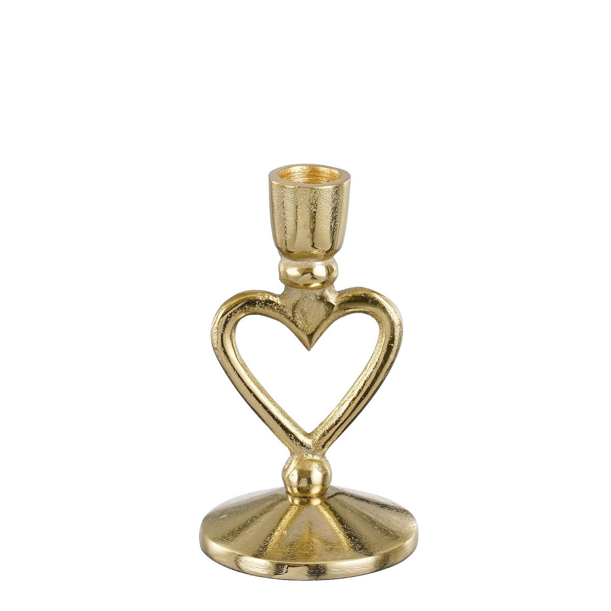 SVIJEĆNJAK  metal   - zlatne boje, Basics, metal (7.5/7.0/15cm)