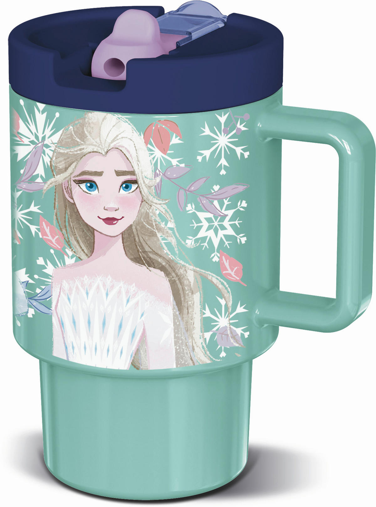 BECHER    - Türkis, Basics, Kunststoff (8,5/11,7/15,1cm) - Disney