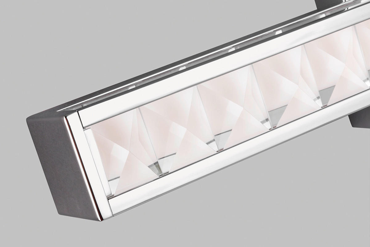 VÄGGLAMPA FÖR BADRUM Elstead Jessie 59.7/12.7/10.2 cm   - kromfärg, Basics, metall (59.7/12.7/10.2cm) - Elstead Lighting