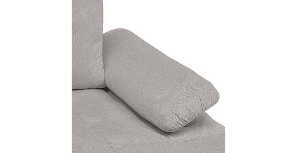 ECKSOFA  in Webstoff Hellgrau  - Hellgrau/Schwarz, KONVENTIONELL, Kunststoff/Textil (282/162cm) - Carryhome
