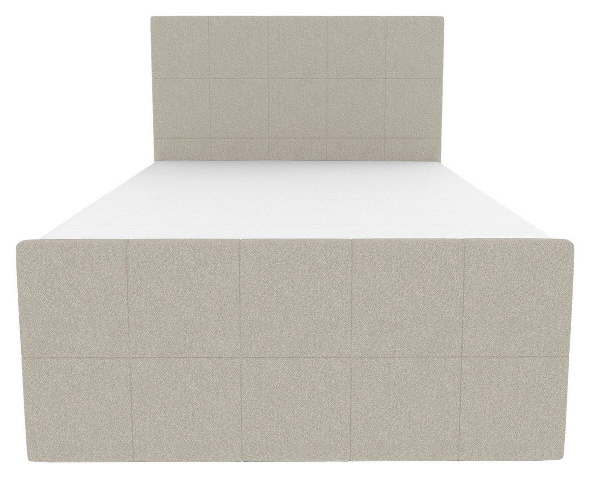 BOXBETT 100/200 cm  in Beige  - Beige, KONVENTIONELL, Kunststoff/Textil (100/200cm) - Boxxx