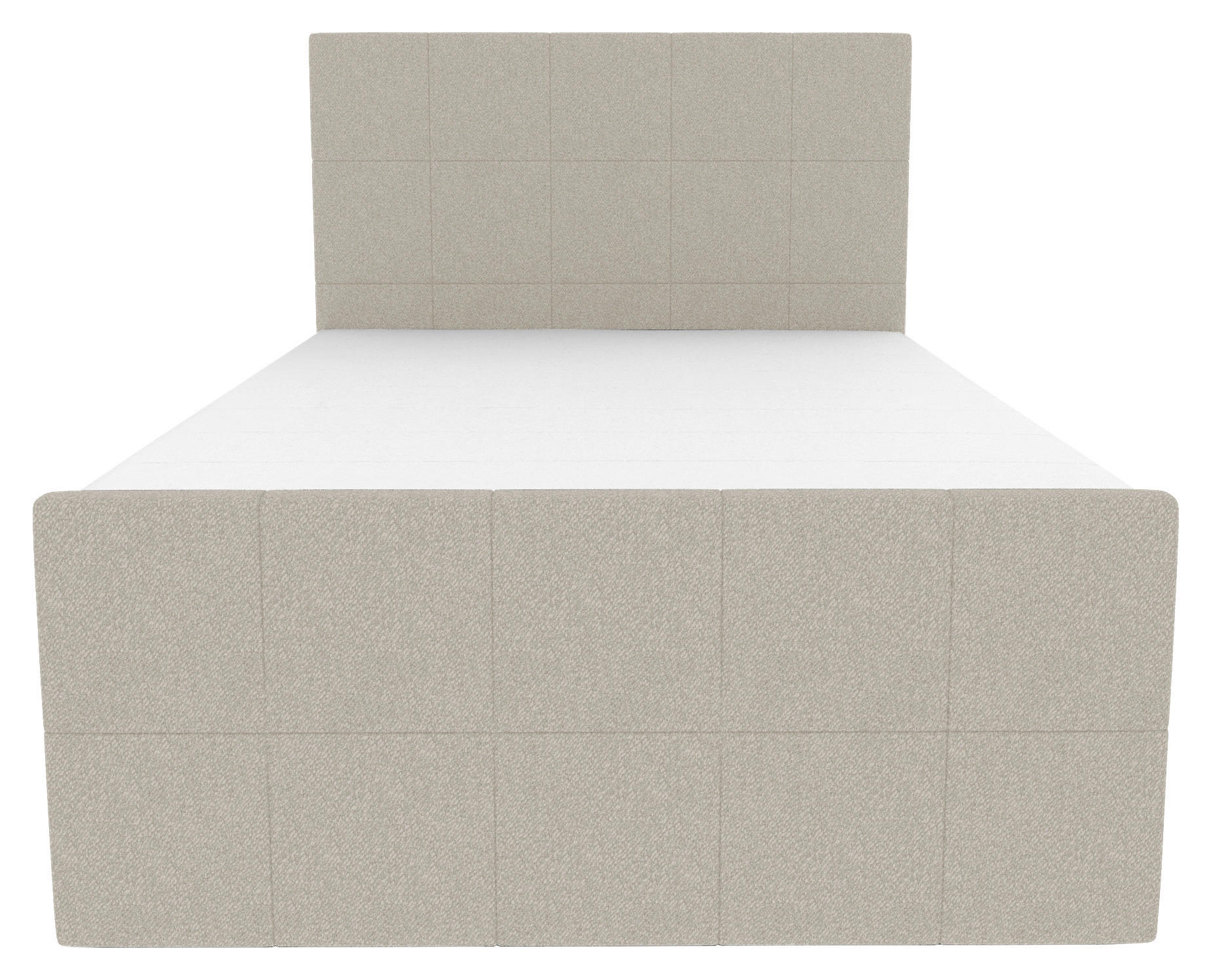 Thumbnail - Boxxx Boxbett, Beige, Textil, H3, Höhe ca. 17 cm, 100x200 cm, Topper durchgehend, Matratze durchgehend, Schlafzimmer, Be...