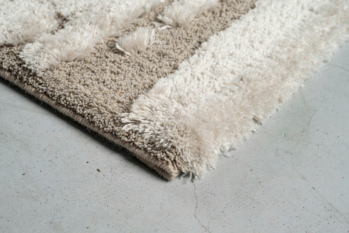 WEBTEPPICH  Wohnzimmer 200/290 cm Limba Beige  - Beige, Basics, Kunststoff/Textil (200/290cm) - Novel