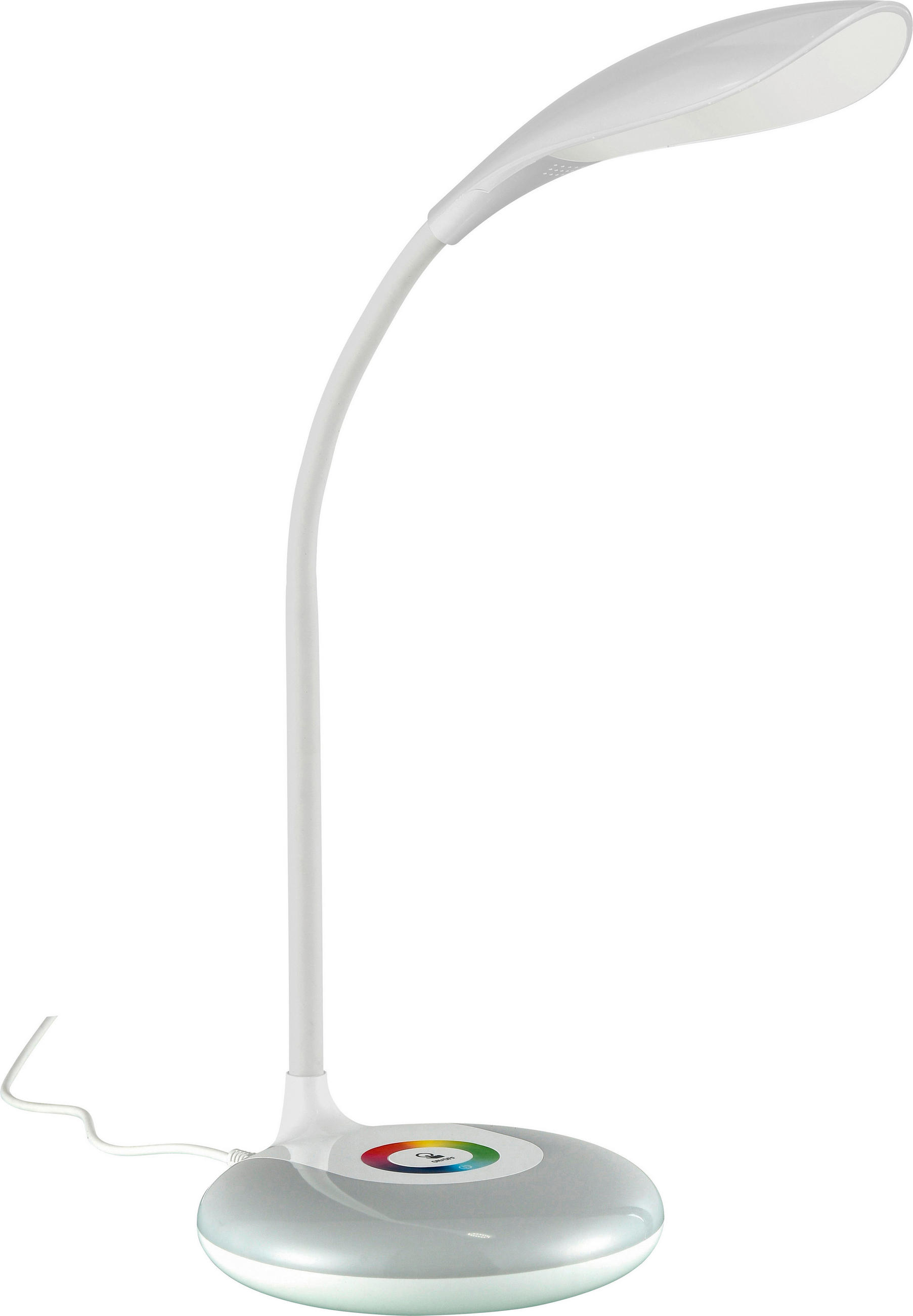 LAMPĂ DE BIROU CU LED - alb, Basics, plastic/metal (12,5/12,5/48cm) - Novel