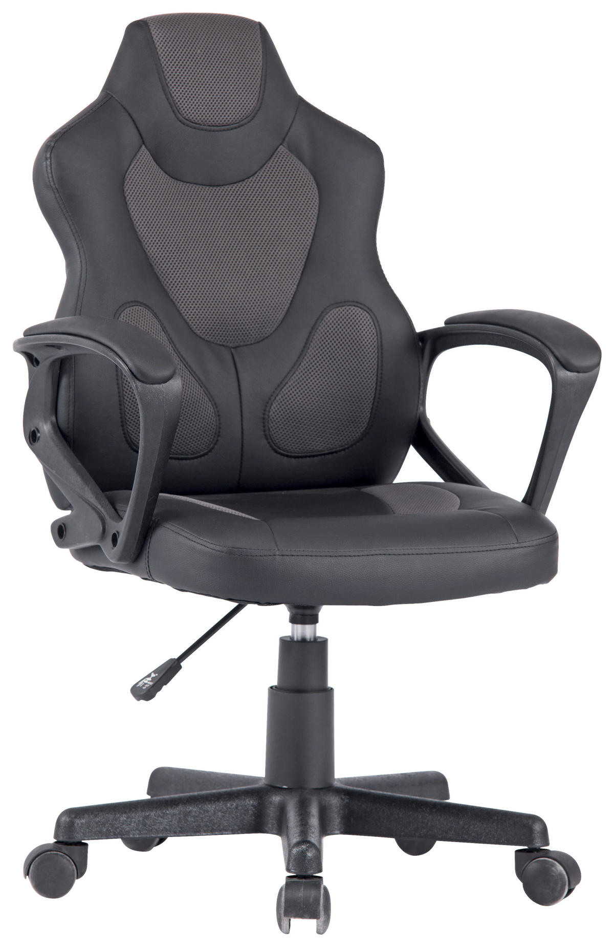GAMING STOLICA  siva, crna  metal, plastika, tekstil  - siva/crna, Moderno, metal/tekstil (57/90-100/54cm)