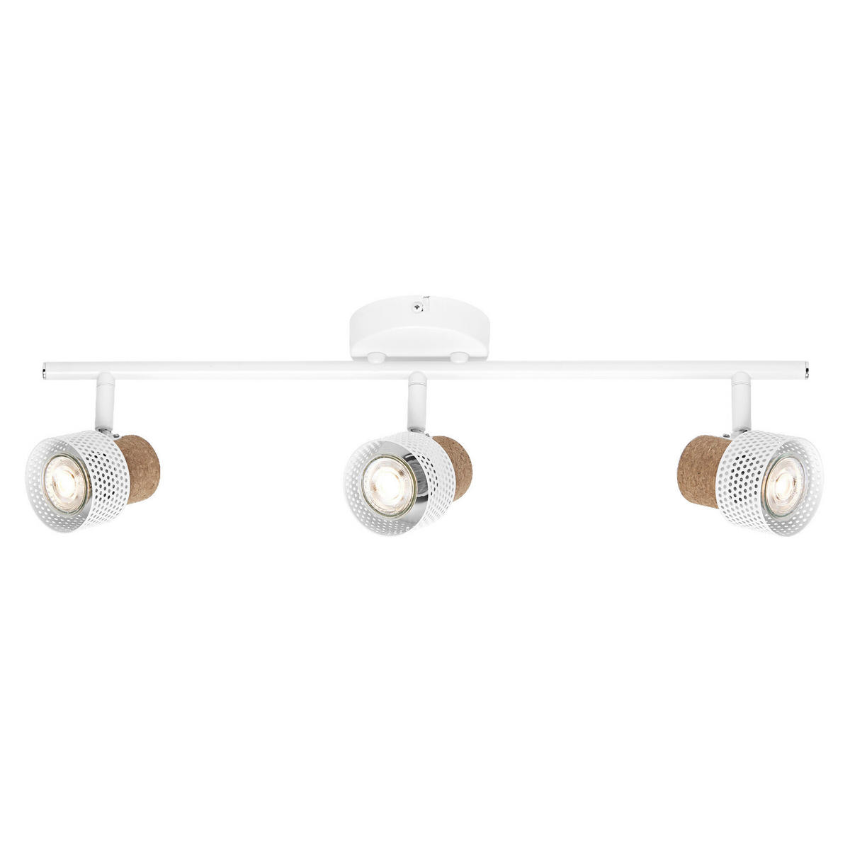 LED-STRAHLER 57,7/10/13,6 cm   - Weiß, Basics, Holz/Metall (57,7/10/13,6cm) - Osram